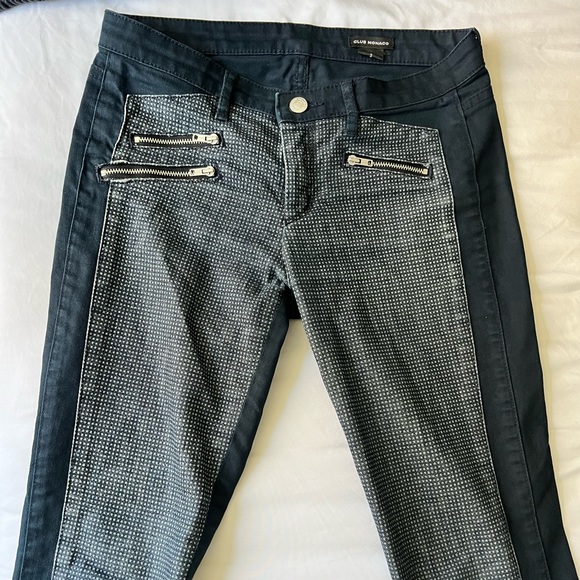 Club Monaco Women's Zipper Pockets Skinny Pants Button Fly Size 2 - Picture 5 of 8